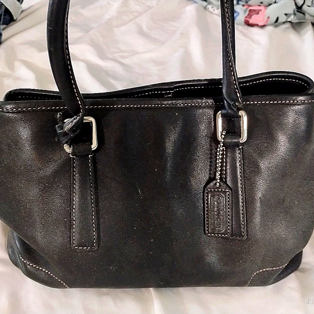 Vintage Coach Hamptons Bag Black